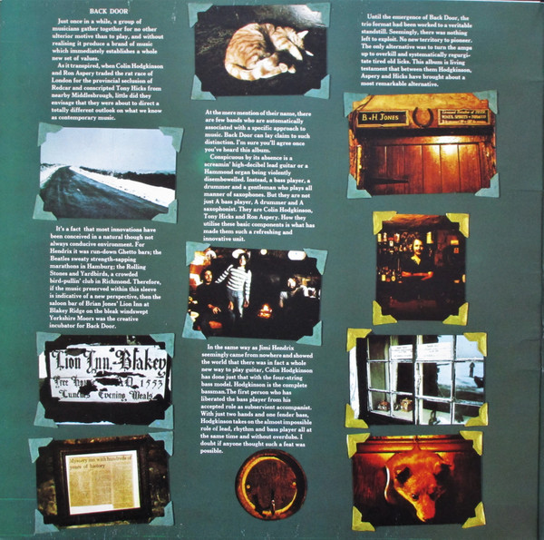 Cover zu Back Door - Back Door | 1973 | Vinyl | Jazz, Rock | UK