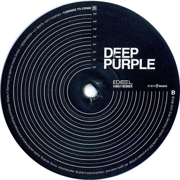 Cover zu Deep Purple - Turning To Crime | 2021 | Vinyl | Jazz, Rock, Blues, Folk, World, & Country | Germany