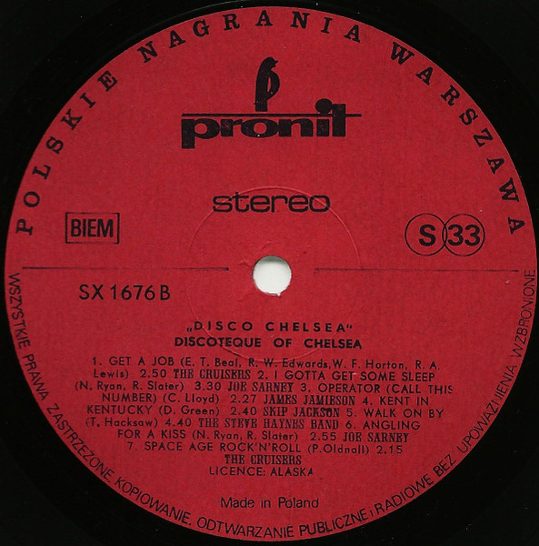 Cover zu Various - Disco Chelsea | 1978 | Vinyl | Rock, Funk / Soul | Poland