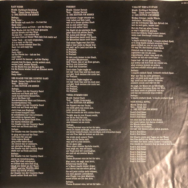 Cover zu Truck Stop (2) - Die Cowboys | 1981 | Vinyl | Rock | Germany
