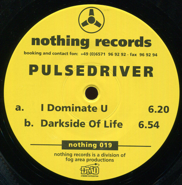 Cover zu Pulsedriver - I Dominate U | 1999 | Vinyl | Electronic | Germany