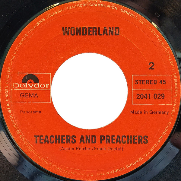 Cover zu Wonderland (8) - On My Way (To The USA) | 1970 | Vinyl | Rock, Pop | Germany