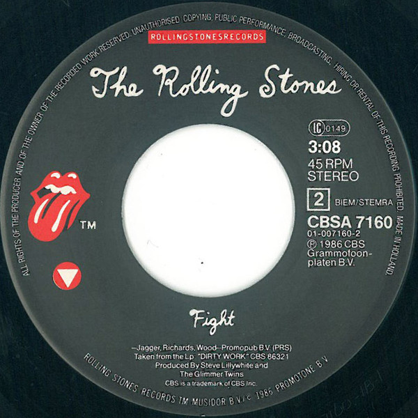 Cover zu The Rolling Stones - One Hit (To The Body) | 1986 | Vinyl | Rock | Europe Schallplatten Ankauf