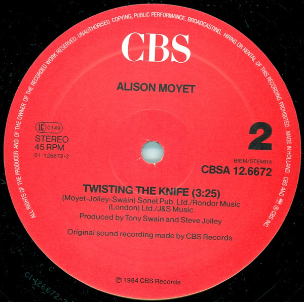 Cover zu Alison Moyet - For You Only (Extended New Version) | 1985 | Vinyl, 12