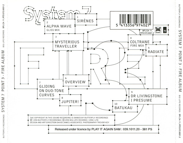 Cover zu System 7 - Point 3 - Fire Album | 1994 | Vinyl | Electronic | Germany