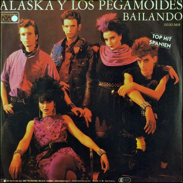 Cover zu Alaska Y Los Pegamoides - Bailando | 1982 | Vinyl | Electronic, Rock | Germany Schallplatten Ankauf