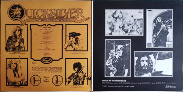 Cover zu Quicksilver Messenger Service - Happy Trails / Quicksilver | 1977 | Vinyl | Rock | Italy