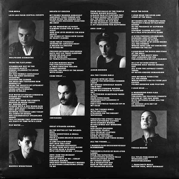 Cover zu Tom Mega - Love Lies From Central Europe | 1989 | Vinyl | Jazz, Rock, Blues, Pop | Germany