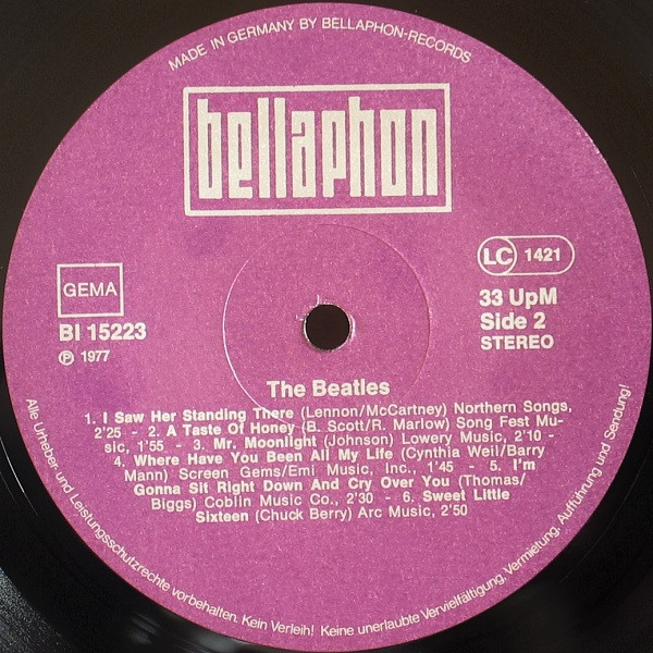 Cover zu The Beatles - Live Im Star-Club 1962 | 1978 | Vinyl | Rock | Germany