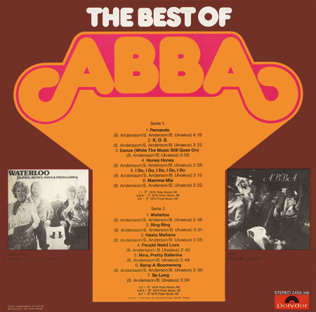 Cover zu ABBA - The Best Of ABBA | 1976 | Vinyl | Pop | Germany