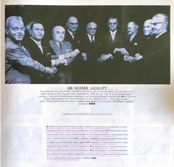 Cover zu BAP - Ahl Männer, Aalglatt | 1986 | Vinyl | Rock, Pop | Germany