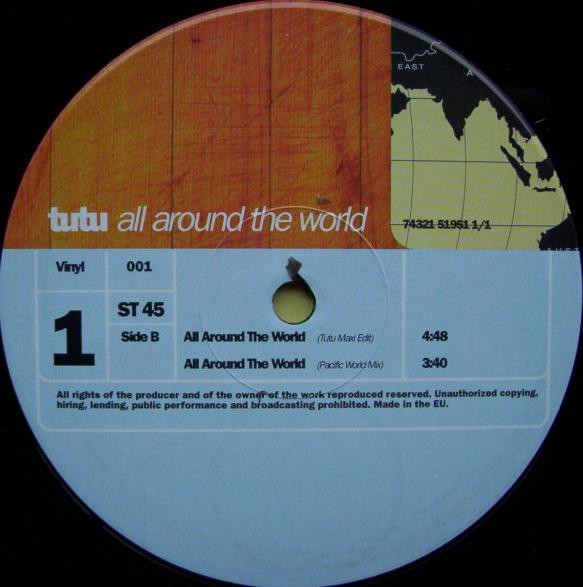 Cover zu Tutu (3) - All Around The World | Vinyl | Electronic, Hip Hop | Europe Schallplatten Ankauf