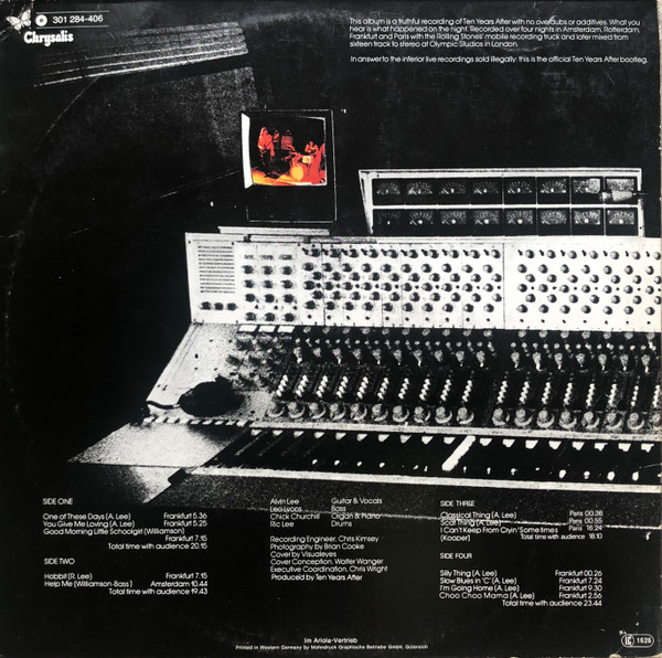 Cover zu Ten Years After - Recorded Live | Vinyl | Rock | Germany