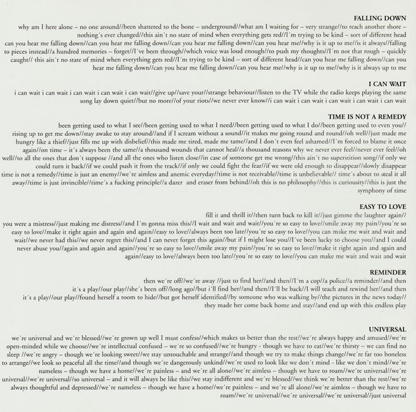 Cover zu Slut - Nothing Will Go Wrong | 2002 | Vinyl | Rock | Europe