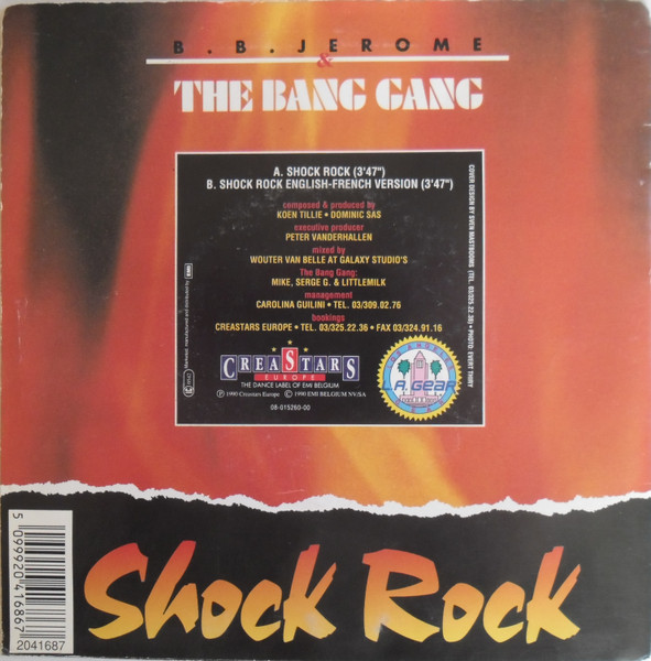 Cover zu B.B. Jerome & The Bang Gang - Shock Rock | 1990 | Vinyl | Electronic | Europe
