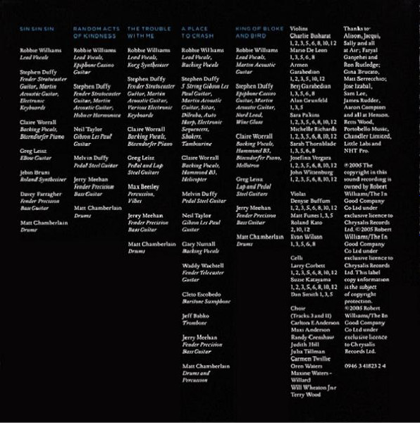 Cover zu Robbie Williams - Intensive Care | 2005 | Vinyl | Electronic, Rock | Europe