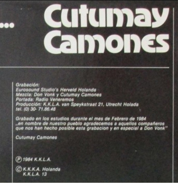 Cover zu Cutumay Camones - Por Eso Luchamos | 1984 | Vinyl | Latin, Folk, World, & Country | Netherlands