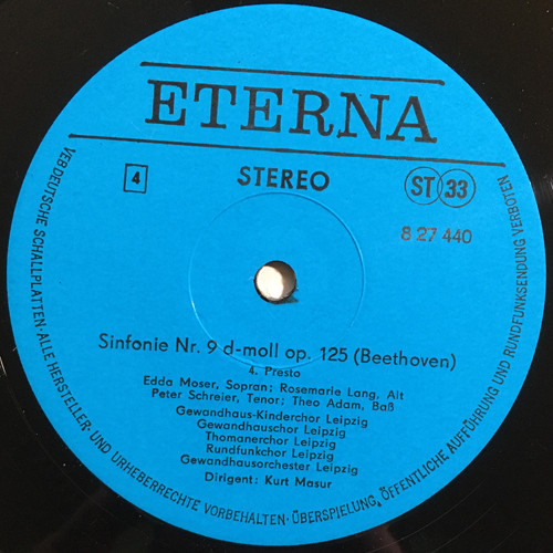 Cover zu Siegfried Thiele / Ludwig van Beethoven - Kurt Masur, Gewandhausorchester Leipzig - Gewandhaus Zu Leipzig Eröffnungskonzert | 1982 | Vinyl | Classical | German Democratic Republic (GDR)