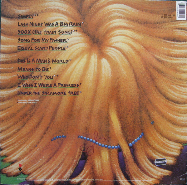 Cover zu Sara Hickman - Equal Scary People | 1989 | Vinyl | Rock | Europe