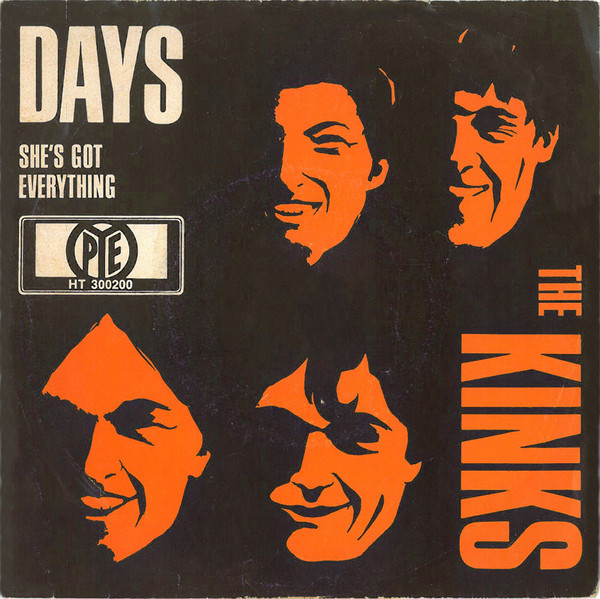 Cover zu The Kinks - Days | 1968 | Vinyl, 45 RPM, 7