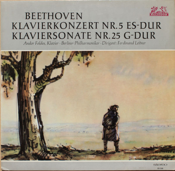 Bild Ludwig van Beethoven, Andor Foldes, Berliner Philharmoniker, Ferdinand Leitner – Klavierkonzert Nr. 5 Es-Dur, Klaviersonate Nr. 25 G-Dur | 1959 | Vinyl, LP | Classical | Germany Schallplatten Ankauf