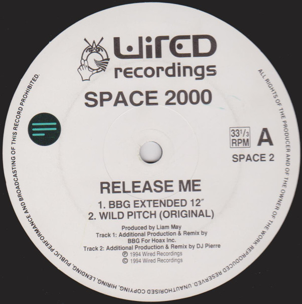 Cover zu Space 2000 - Release Me | 1994 | Vinyl | Electronic | UK Schallplatten Ankauf