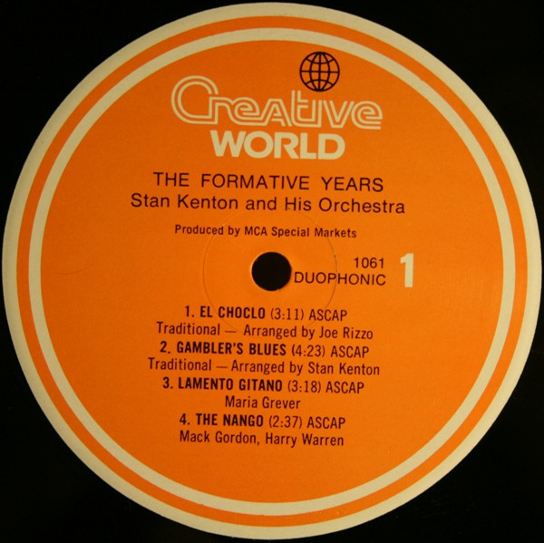 Cover zu Stan Kenton And His Orchestra - The Formative Years | Vinyl | Jazz | US Schallplatten Ankauf
