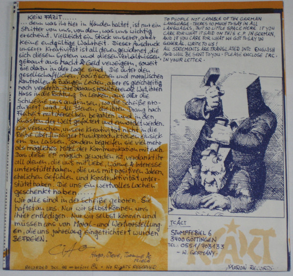 Cover zu Tin Can Army - Be Invited ... To The Theatre Of Perversion, Bigotry & Suicide | 1986 | Vinyl | Rock | Germany