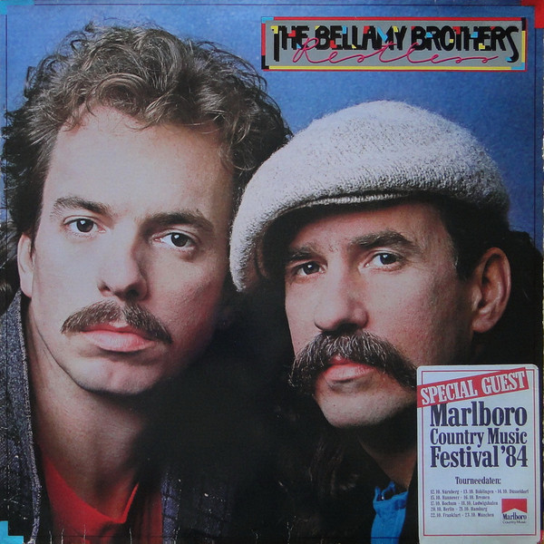 Cover zu Bellamy Brothers - Restless | 1984 | Vinyl | Rock, Folk, World, & Country | Germany Schallplatten Ankauf