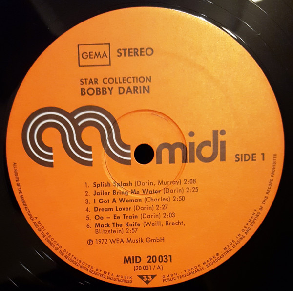 Cover zu Bobby Darin - Star-Collection | Vinyl, LP, Compilation, Stereo | Rock, Pop | Germany