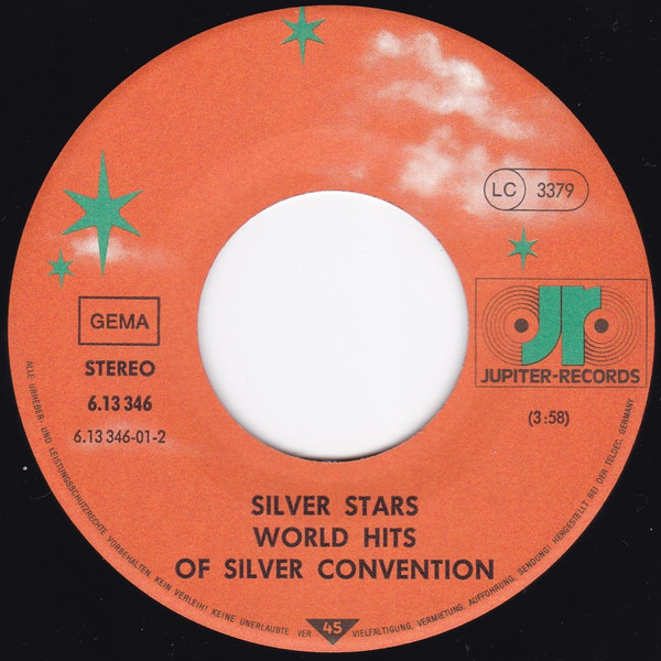 Cover zu Silver Stars - World Hits Of Silver Convention | 1981 | Vinyl | Electronic, Funk / Soul | Germany