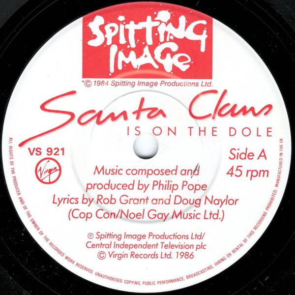 Cover zu Spitting Image - Santa Claus Is On The Dole / 1st Atheist Tabernacle Choir | 1986 | Vinyl | Rock, Pop | UK
