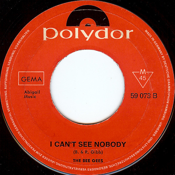 Cover zu Bee Gees - New York Mining Disaster 1941 / I Can't See Nobody | 1967 | Vinyl | Rock | Germany Schallplatten Ankauf