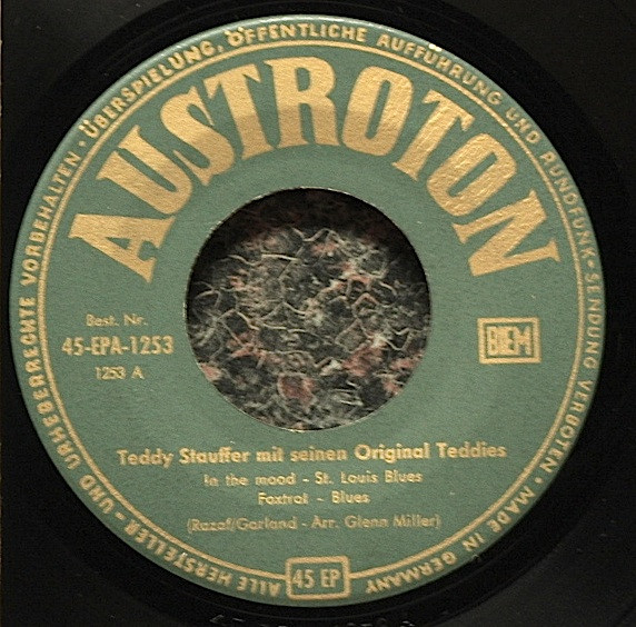 Cover zu Teddy Stauffer Und Seine Original Teddies - Teddy Stauffer Mit Seinen Original Teddies | Vinyl | Jazz | Germany Schallplatten Ankauf