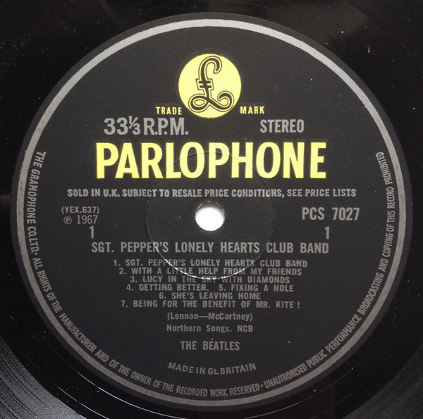 Cover zu The Beatles - Sgt. Pepper's Lonely Hearts Club Band | 1967 | Vinyl | Rock, Pop | UK