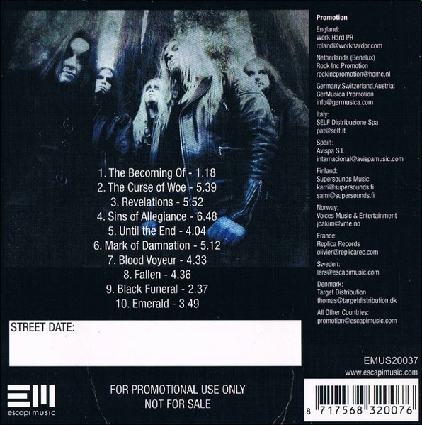 Cover zu Dragonlord - Black Wings Of Destiny | 2005 | CD, Album, Promo | Rock | Europe Schallplatten Ankauf