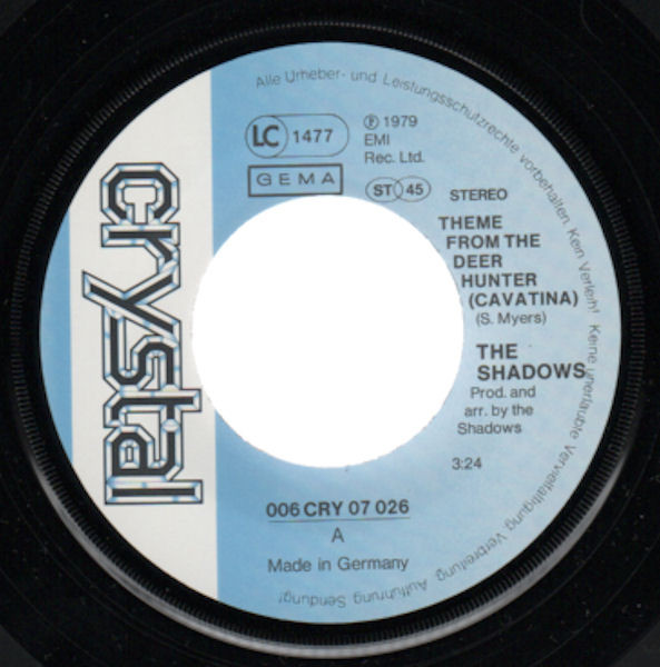 Cover zu The Shadows - Theme From The Deer Hunter (Cavatina) | 1979 | Vinyl | Pop | Germany Schallplatten Ankauf