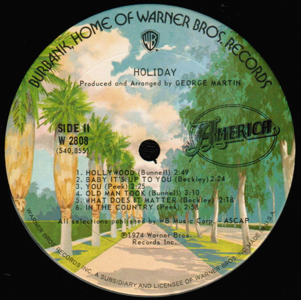 Cover zu America (2) - Holiday | 1974 | Vinyl | Rock | US