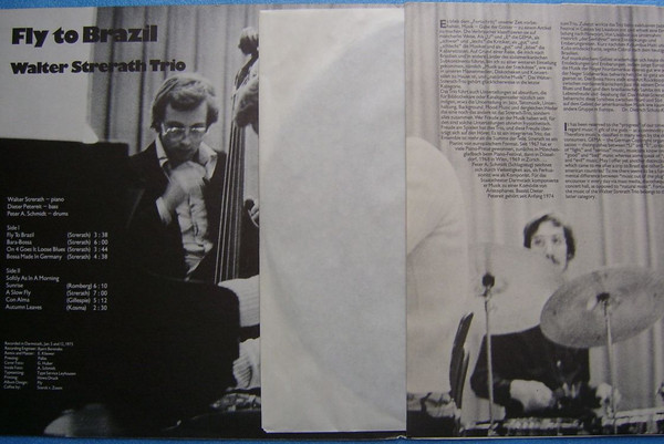Cover zu Walter Strerath Trio - Fly To Brazil | 1975 | Vinyl | Jazz, Latin | Germany