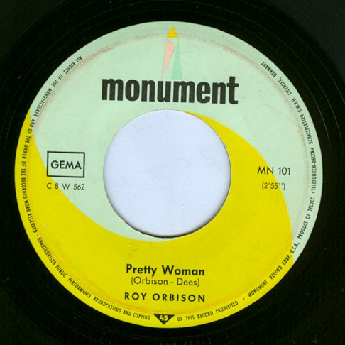 Cover zu Roy Orbison - Pretty Woman / Lana | Vinyl | Rock | Germany Schallplatten Ankauf