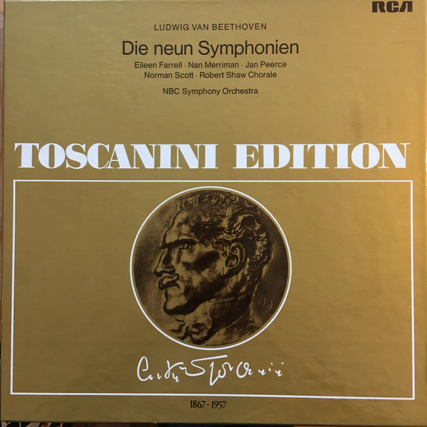 Bild Ludwig van Beethoven / NBC Symphony Orchestra, Eileen Farrell, Nan Merriman, Jan Peerce, Norman Scott, The Robert Shaw Chorale – Die Neun Symphonien – Toscanini Edition | Classical Schallplatten Ankauf