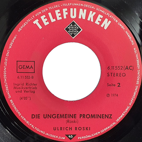 Cover zu Ulrich Roski - Des Pudels Kern | 1974 | Vinyl | Pop | Germany Schallplatten Ankauf