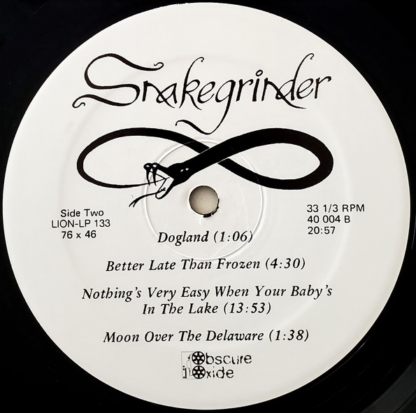 Cover zu Snakegrinder - ...And The Shredded Fieldmice | 2013 | Vinyl | Rock | US