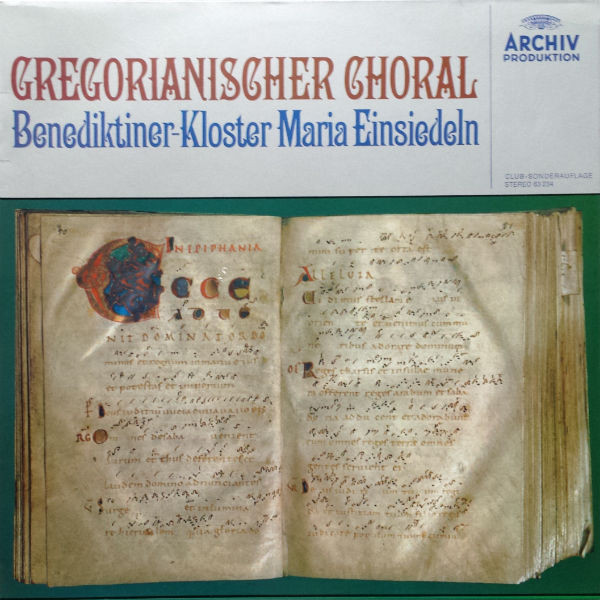 Cover zu Choralschola Kloster Einsiedeln - Gregorianischer Choral (Gesänge Des Proprium Missae) | 1974 | Vinyl | Classical | Germany