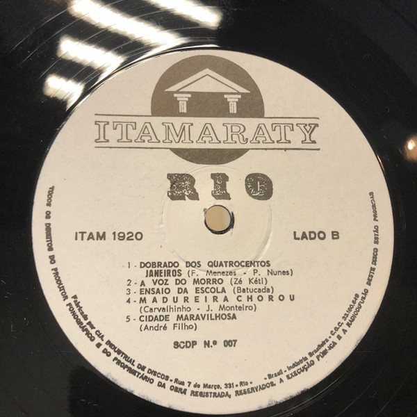 Cover zu Unknown Artist - Riomar '77 | Vinyl | Latin | Brazil