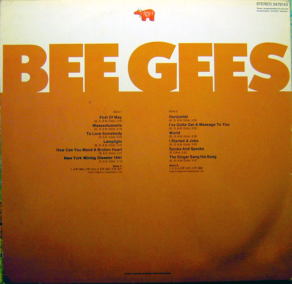 Cover zu Bee Gees - Bee Gees | Vinyl | Rock, Pop | Germany Schallplatten Ankauf