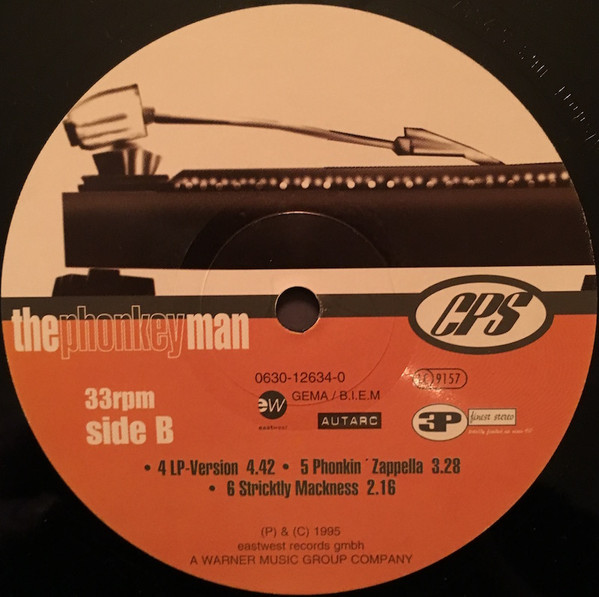 Cover zu CPS - The Phonkeyman | 1995 | Vinyl | Hip Hop, Funk / Soul | Germany