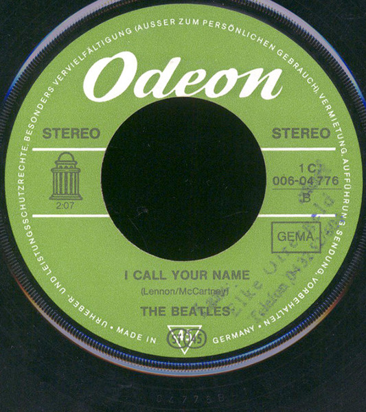 Cover zu The Beatles - Long Tall Sally / I Call Your Name | 1971 | Vinyl | Rock | Germany