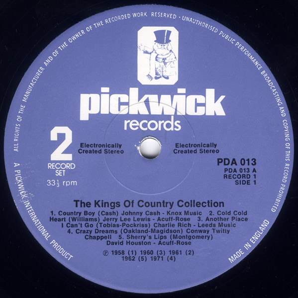 Cover zu Various - The Kings Of Country Collection | 1975 | Vinyl | Folk, World, & Country | UK