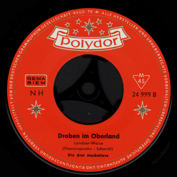 Cover zu Die Drei Musketiere - In Honolulu (Einst Ging Ich Mal Spazieren) | Vinyl | Pop | Germany Schallplatten Ankauf